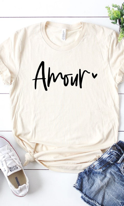 Amour Valentines Graphic Tee PLUS - lolaluxeshop