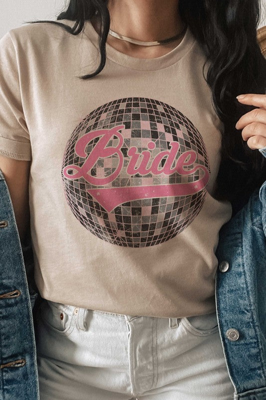 BRIDE DISCO BALL Graphic T-Shirt - lolaluxeshop