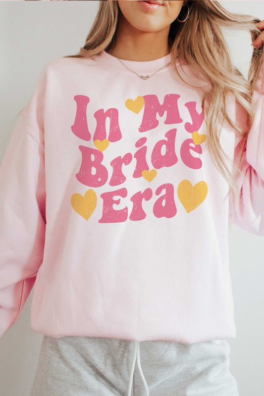 PLUS SIZE - IN MY BRIDE ERA Graphic Sweatshirt - lolaluxeshop