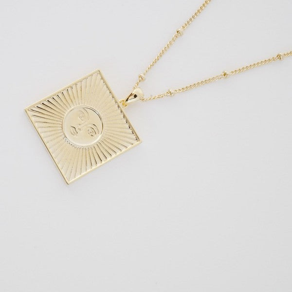 Sun Goddess Coin Necklace - lolaluxeshop