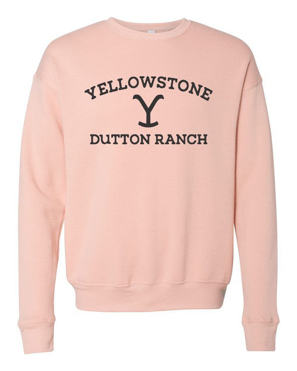 Yellowstone Dutton Ranch Premium Crew - lolaluxeshop