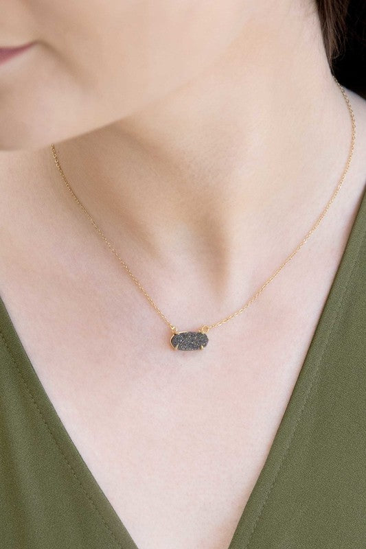 Marquise Druzy Necklace - lolaluxeshop