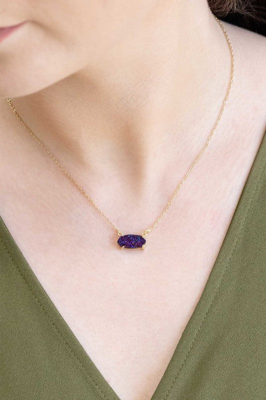 Marquise Druzy Necklace - lolaluxeshop