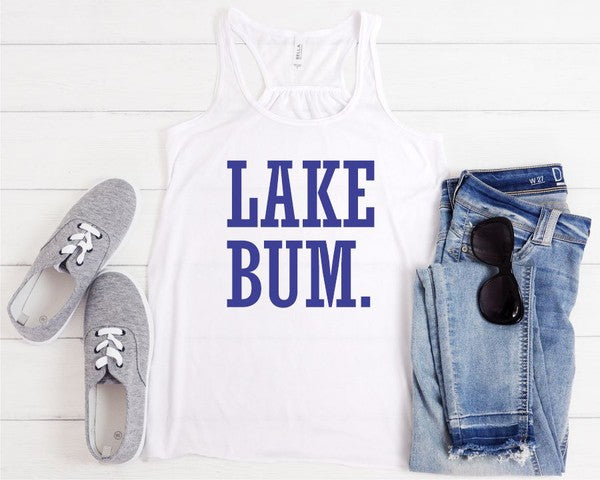 Lake Bum Bella Canvas Flowy tank - lolaluxeshop