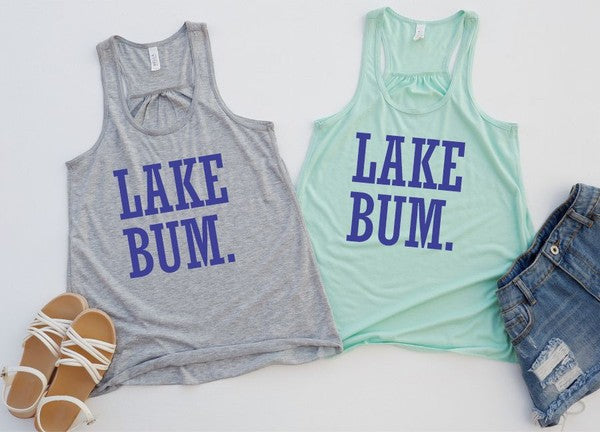 Lake Bum Bella Canvas Flowy tank - lolaluxeshop