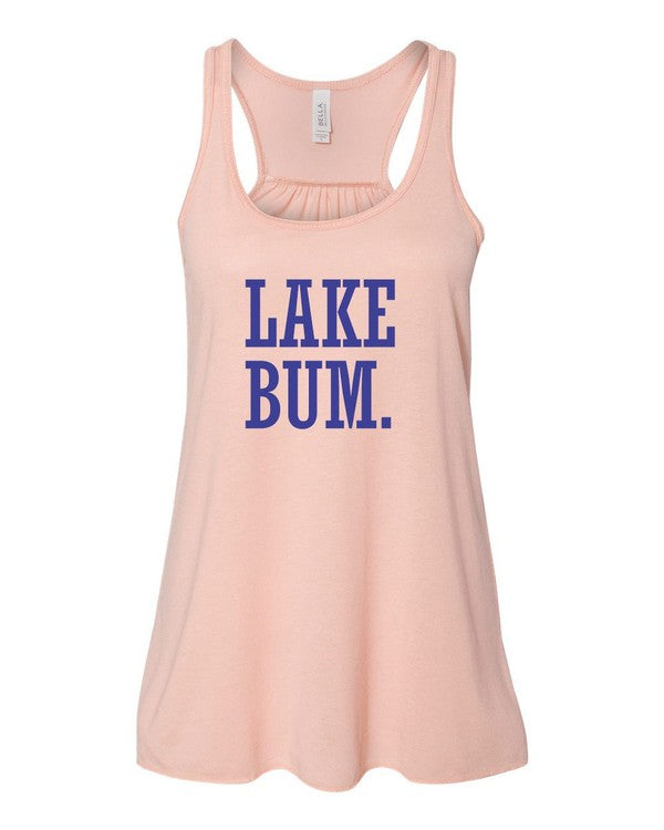 Lake Bum Bella Canvas Flowy tank - lolaluxeshop