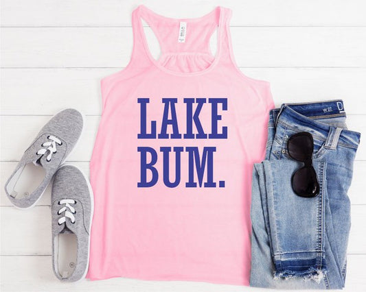 Lake Bum Bella Canvas Flowy tank - lolaluxeshop