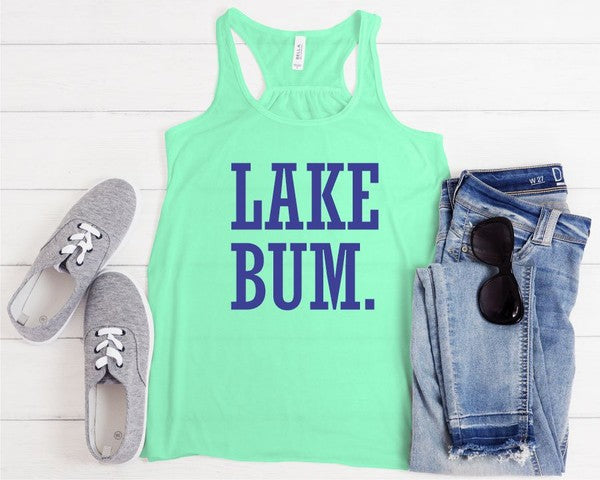 Lake Bum Bella Canvas Flowy tank - lolaluxeshop