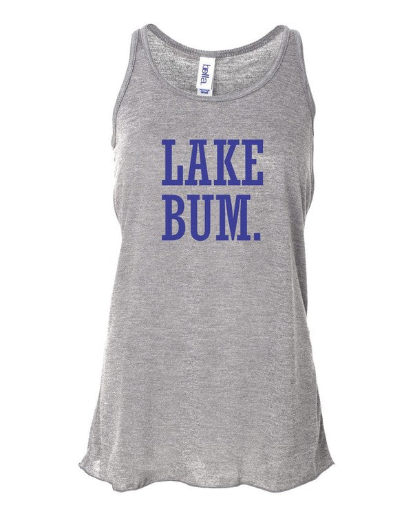 Lake Bum Bella Canvas Flowy tank - lolaluxeshop