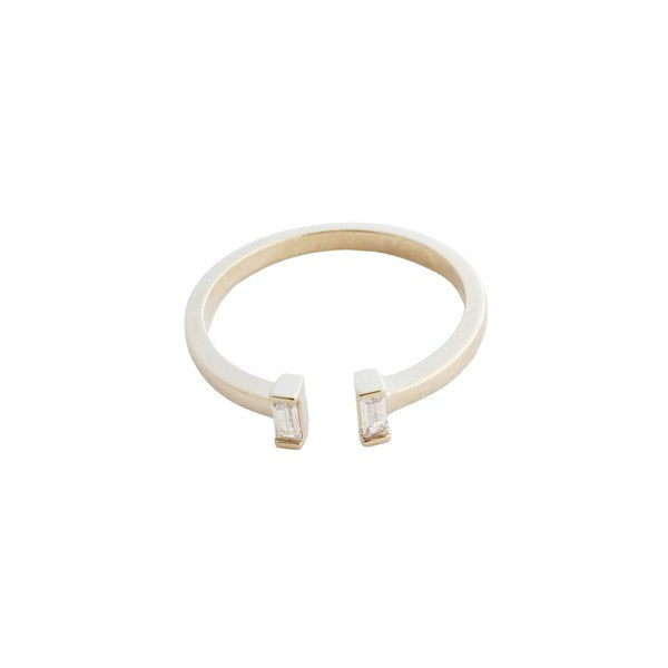 Stevie Adjustable Baguette Ring - lolaluxeshop