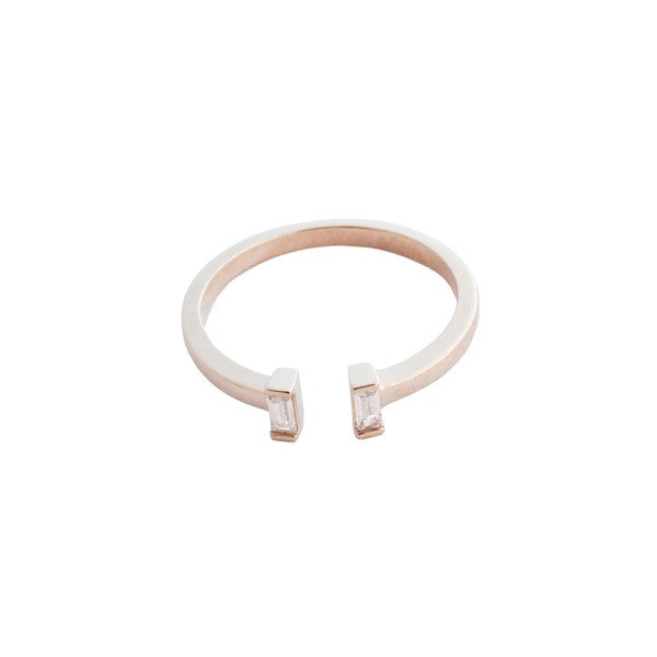 Stevie Adjustable Baguette Ring - lolaluxeshop