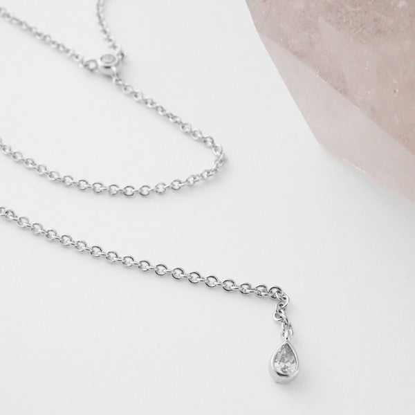 Crystal Lariat Necklace - lolaluxeshop