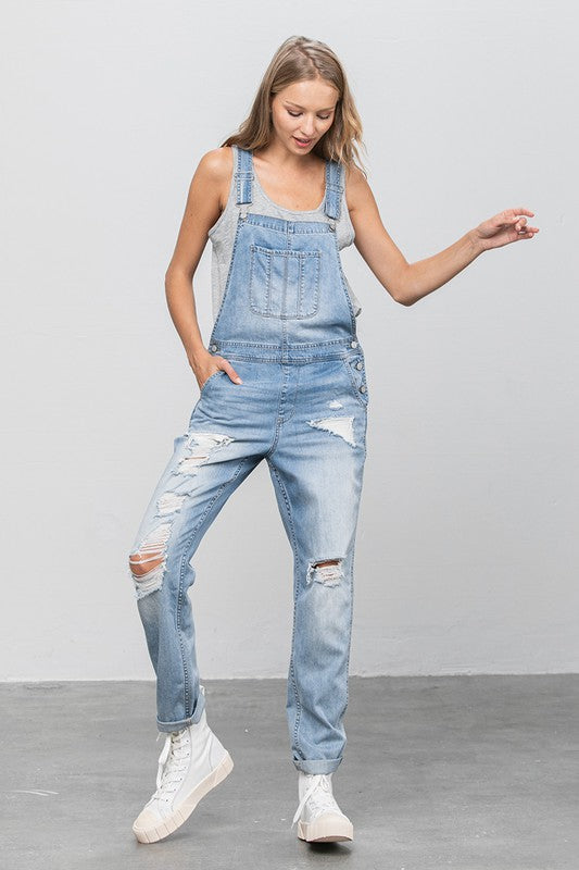 HEAVY BODY PREMIUM DESTROY OVERALLS - lolaluxeshop