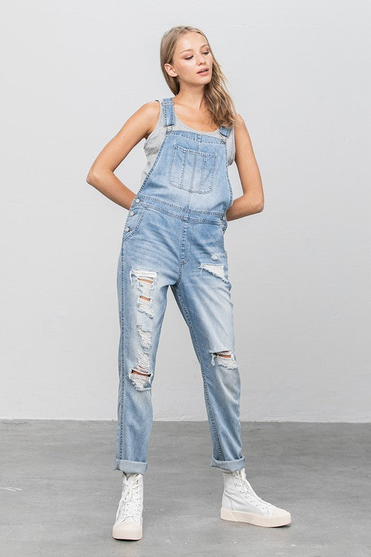 HEAVY BODY PREMIUM DESTROY OVERALLS - lolaluxeshop