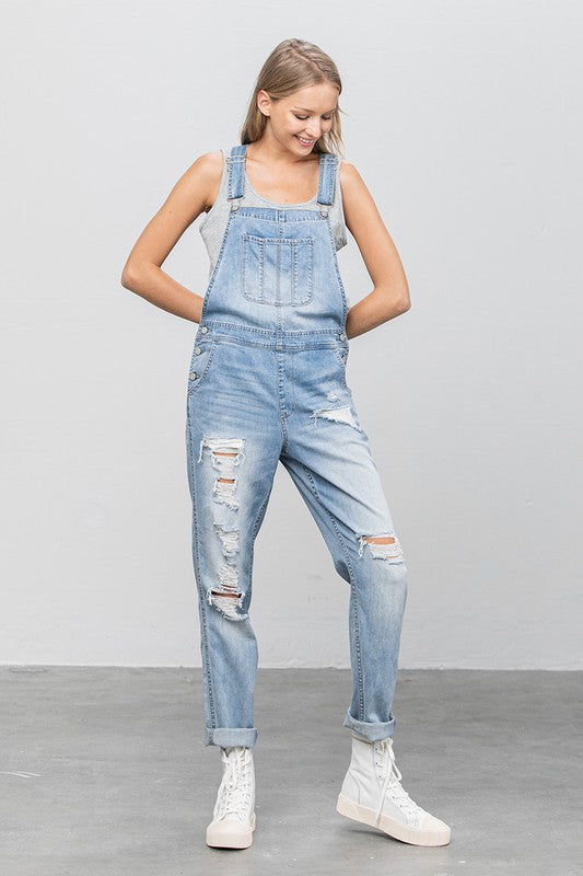 HEAVY BODY PREMIUM DESTROY OVERALLS - lolaluxeshop