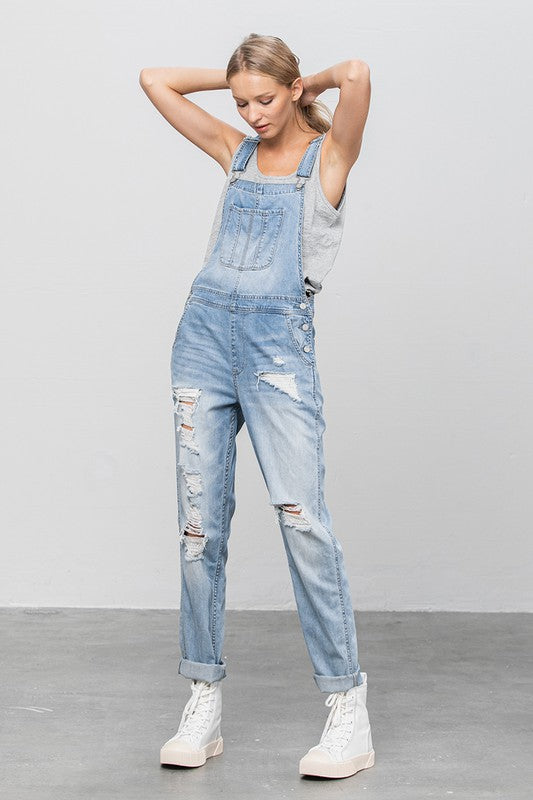 HEAVY BODY PREMIUM DESTROY OVERALLS - lolaluxeshop