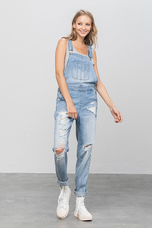 HEAVY BODY PREMIUM DESTROY OVERALLS - lolaluxeshop