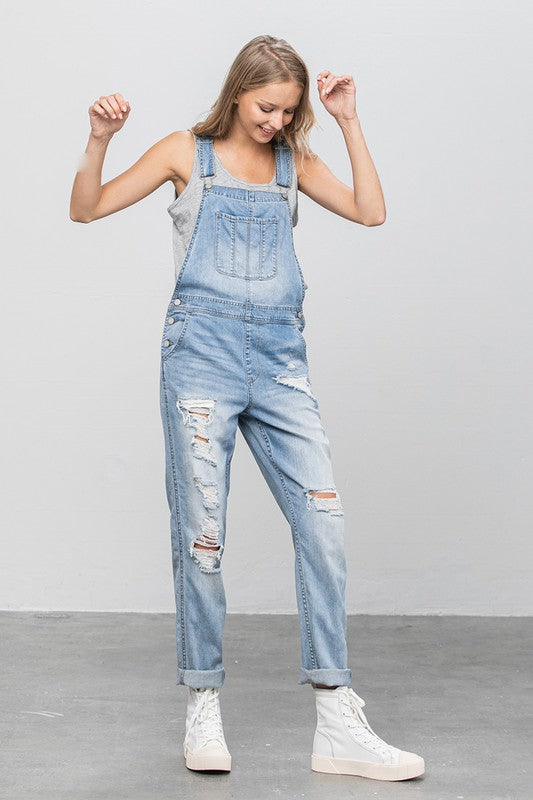 HEAVY BODY PREMIUM DESTROY OVERALLS - lolaluxeshop