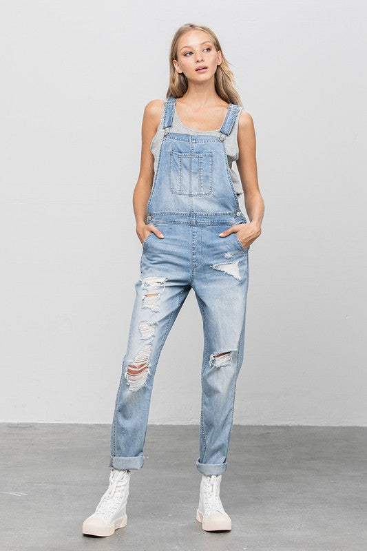 HEAVY BODY PREMIUM DESTROY OVERALLS - lolaluxeshop