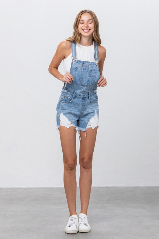 OVERALL SHORTS - lolaluxeshop