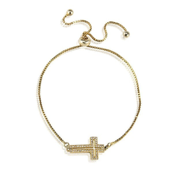 Cross Bracelet - lolaluxeshop