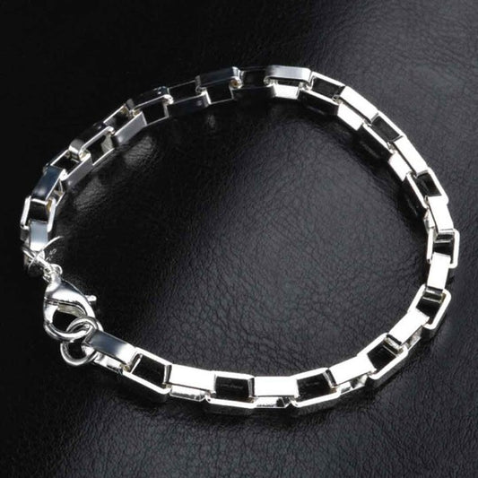 Sterling Silver Linked Bracelet - lolaluxeshop