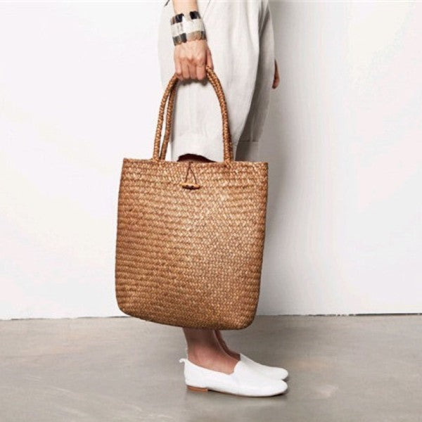 Straw Shopping Bag - lolaluxeshop