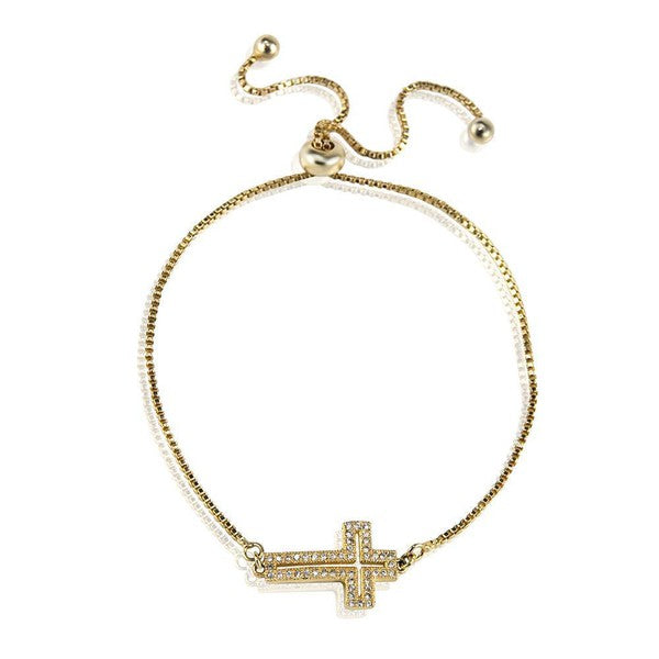 Cross Bracelet - lolaluxeshop