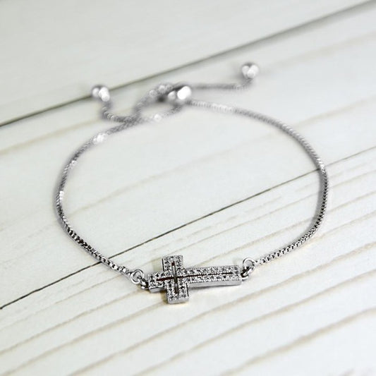 Cross Bracelet - lolaluxeshop