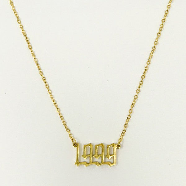 Birth Year Necklace - lolaluxeshop