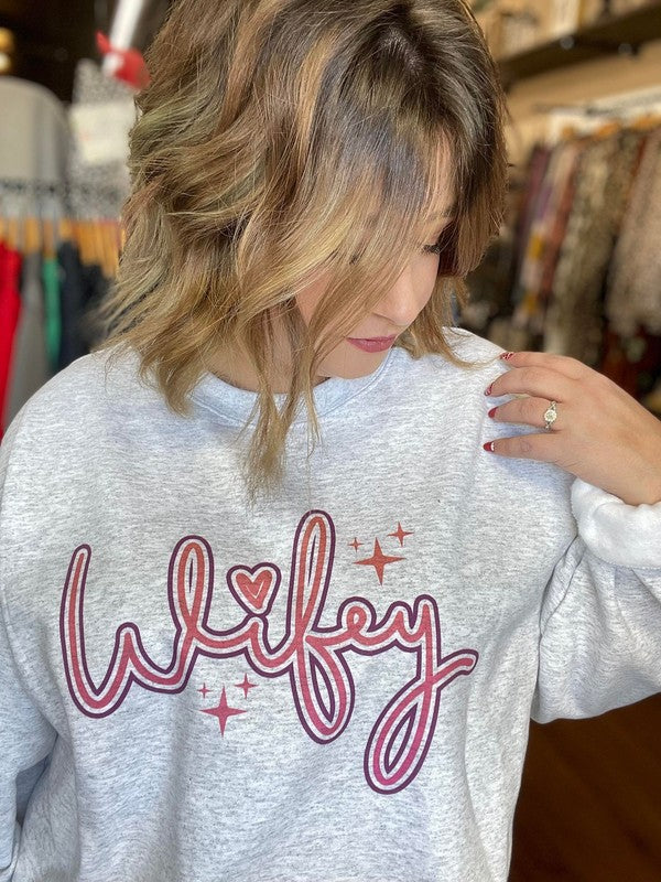 Wifey Sweatshirt - lolaluxeshop