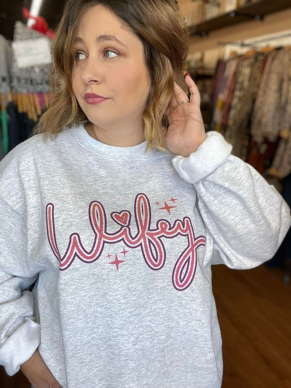 Wifey Sweatshirt - lolaluxeshop