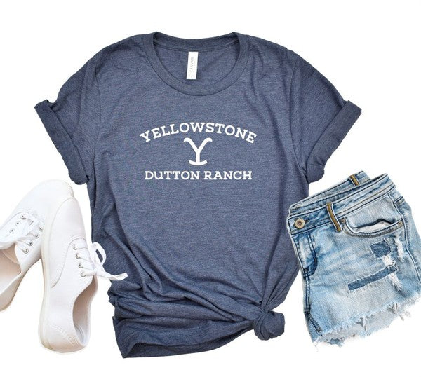 Yellowstone Dutton Ranch Boutique Style Tee - lolaluxeshop