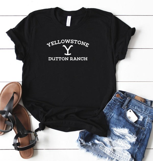 Yellowstone Dutton Ranch Boutique Style Tee - lolaluxeshop