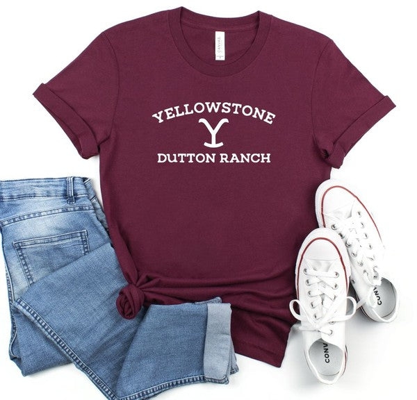 Yellowstone Dutton Ranch Boutique Style Tee - lolaluxeshop