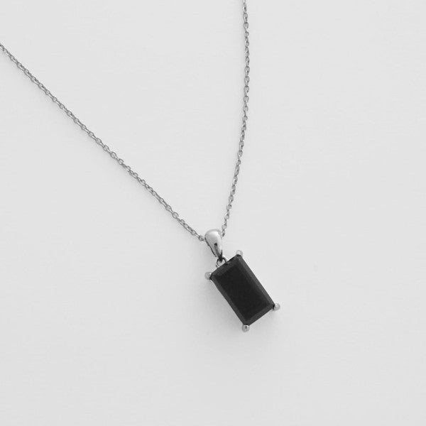 Bonbon Black Crystal Necklace - lolaluxeshop