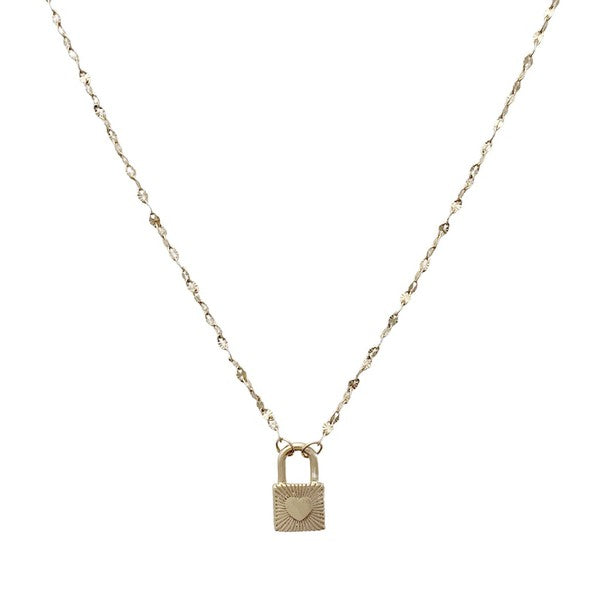 Love Locked Padlock Necklace - lolaluxeshop