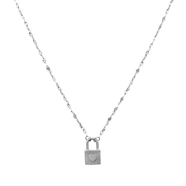 Love Locked Padlock Necklace - lolaluxeshop