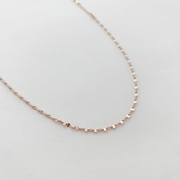 Esme Twisted Dainty Chain Necklace - lolaluxeshop