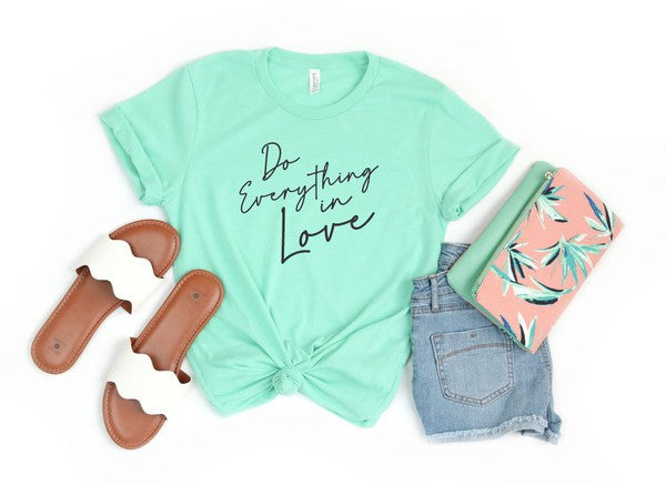 Do Everything in Love Crew Neck Softstyle Tee - lolaluxeshop