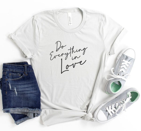 Do Everything in Love Crew Neck Softstyle Tee - lolaluxeshop