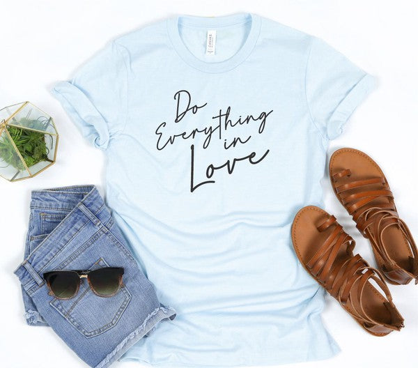 Do Everything in Love Crew Neck Softstyle Tee - lolaluxeshop