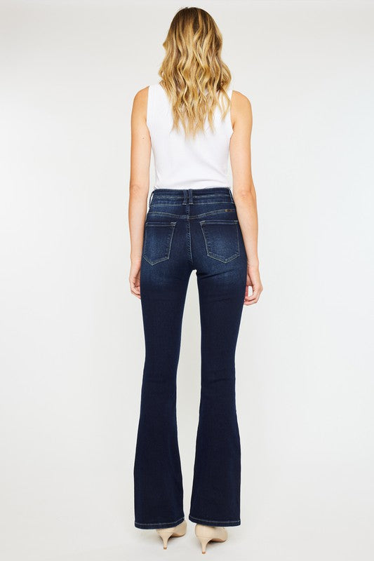 High Rise Wide Waistband Skinny Bootcut - lolaluxeshop