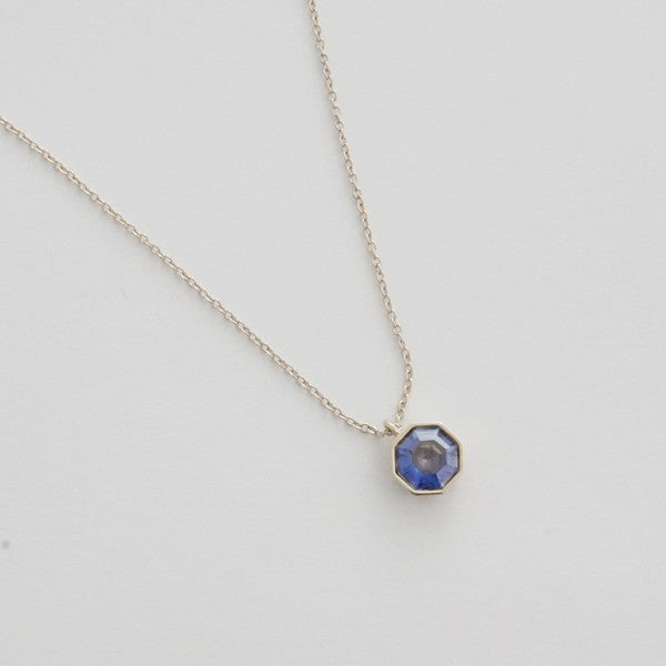 Ode to Rose Blue Crystla Necklace - lolaluxeshop