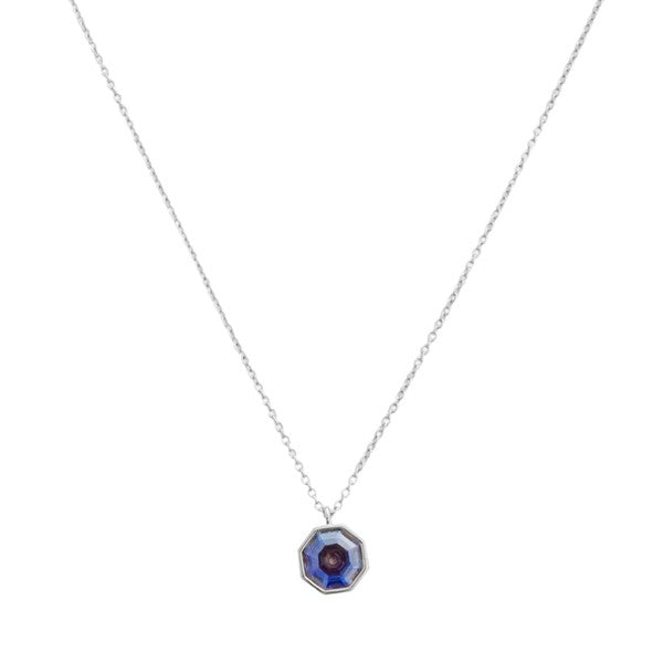 Ode to Rose Blue Crystla Necklace - lolaluxeshop