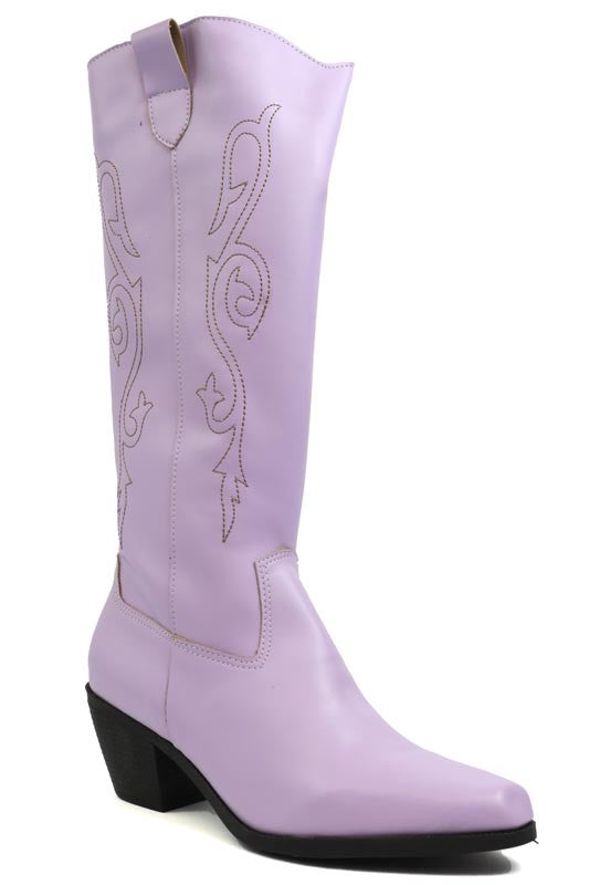 Beautiful Western Style Tall Boots - lolaluxeshop