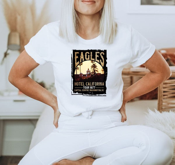 Eagles Hotel California Music Fest Tee - lolaluxeshop