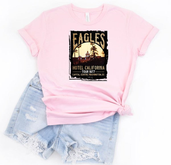 Eagles Hotel California Music Fest Tee - lolaluxeshop