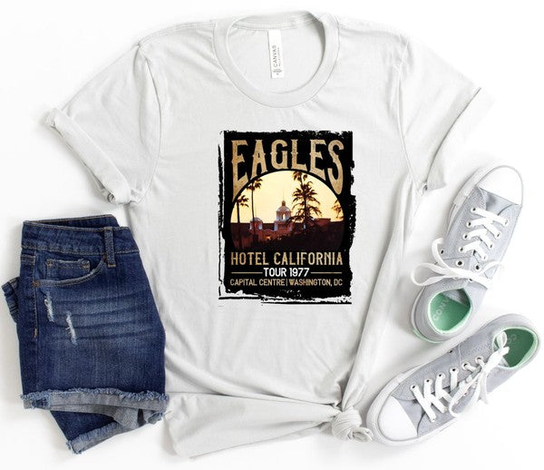 Eagles Hotel California Music Fest Tee - lolaluxeshop