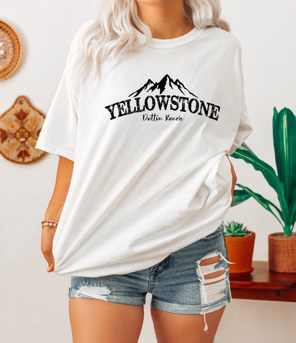 Mountains Yellowstone Dutton Ranch Boutique Tee - lolaluxeshop